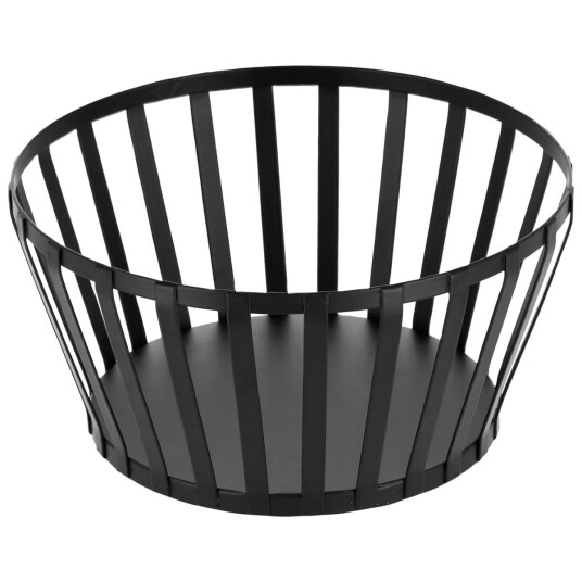 VEGA Brødkurv Liro rund; 20x10 cm (ØxH); Svart; Rund