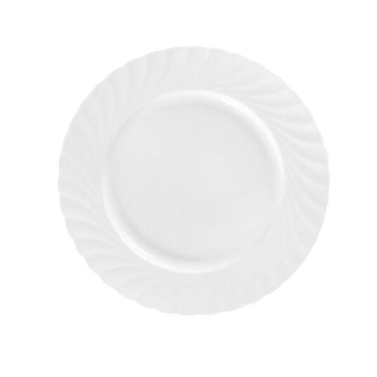 Porsgrund Bogstad Hvitt Asjett 17,5 cm Porsgrund Bogstad Hvitt Asjett 17,5 cm