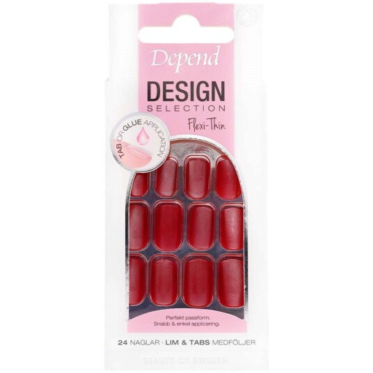 Depend Design Selection Christmas Design Selection Deep Cherry Medium