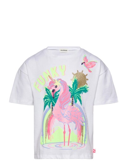 Billieblush Short Sleeves Tee Shirt White 128 Billieblush Short Sleeves Tee Shirt White 128