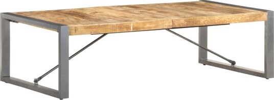 vidaXL Salongbord 140x70x40 cm grovt mangotre
