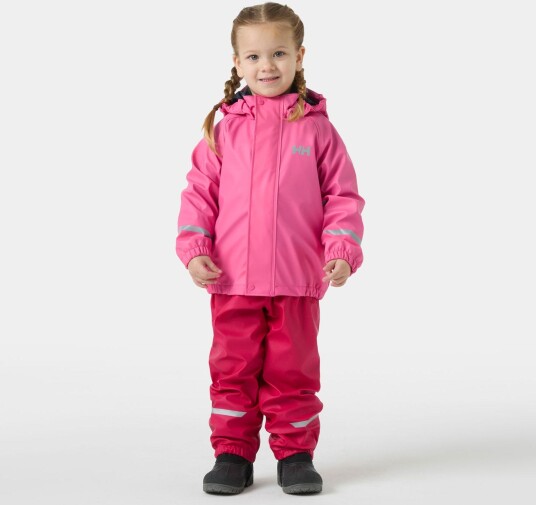 Helly Hansen Barn Bergen Fleece foret Regnsett 2.0 Rosa 104