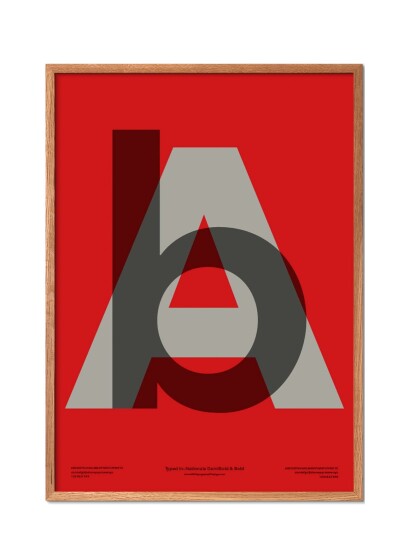 Poster & Frame Ilwt-Ab - Red - 50X70CM Poster & Frame Ilwt-Ab - Red - 50X70CM
