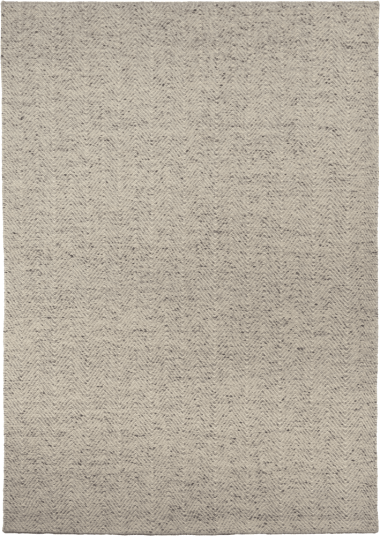 Scandi Living Furrow ullteppe naturvit/grå 170x240 cm Scandi Living Furrow ullteppe naturvit/grå 170x240 cm