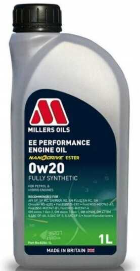 Motorolje MILLERS EE PERFORMANCE 0W20 1L