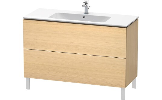 Duravit L-Cube Servantskap m/2 skuffer 1020x704x481 mm Middelhavs Eik