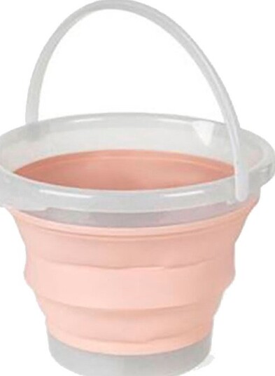 Beldray Sammenleggbar Bøtte med Glitter (10L) Rosa