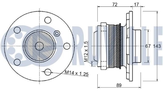 Stabilisatorstag RUVILLE 918473 Stabilisatorstag RUVILLE 918473