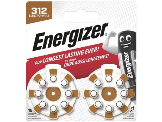 Energizer Knapcellebatteri Za 13 1.45 V 16 Stk Zink-Luft Enr Ez Turn & Lock 13