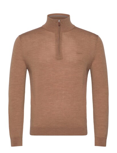GANT Extrafine Merino Wool Half Zip Beige XXXXL GANT Extrafine Merino Wool Half Zip Beige XXXXL