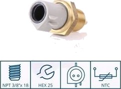 Sensor, motortemperatur NISSENS 207012