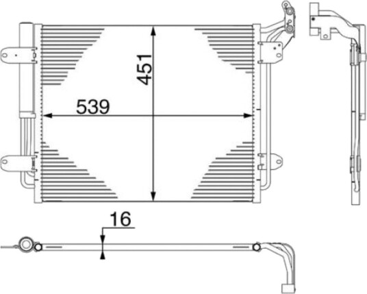 Kondensator MAHLE ORIGINAL AC 12 000S