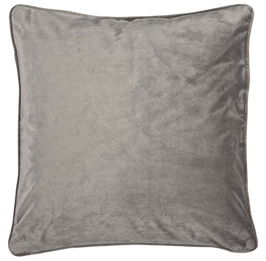 Sameta Putetrekk 45x45 cm Fløyel   Grå
