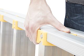 W.steps trapp proff 44p eloksert aluminium 7 trinn 172 meter W.steps trapp proff 44p eloksert aluminium 7 trinn 172 meter