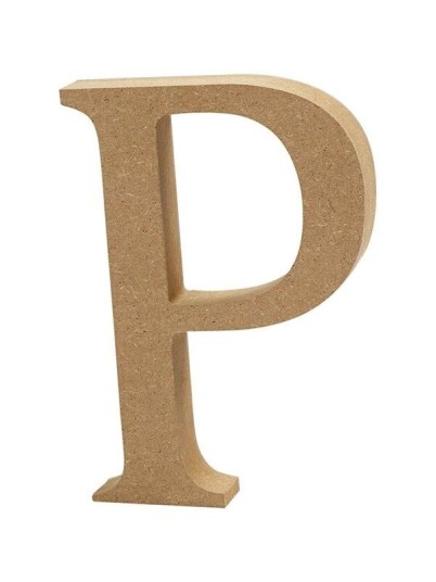 Creativ Company Letter P MDF 13cm 1pc.