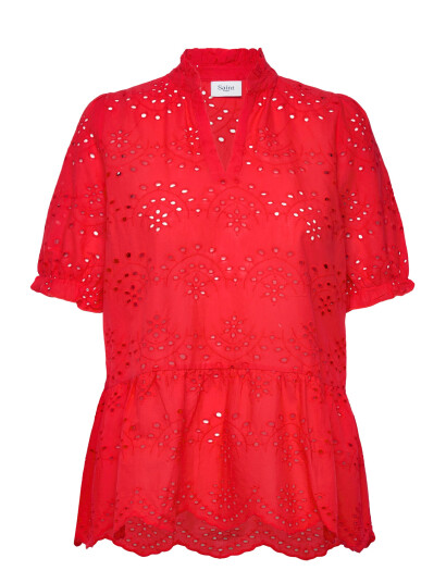 Saint Tropez Geleksasz Blouse   Red   M