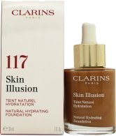 Clarins Skin Illusion Natural Hydrating Foundation SPF15 30ml - 117 Hazelnut