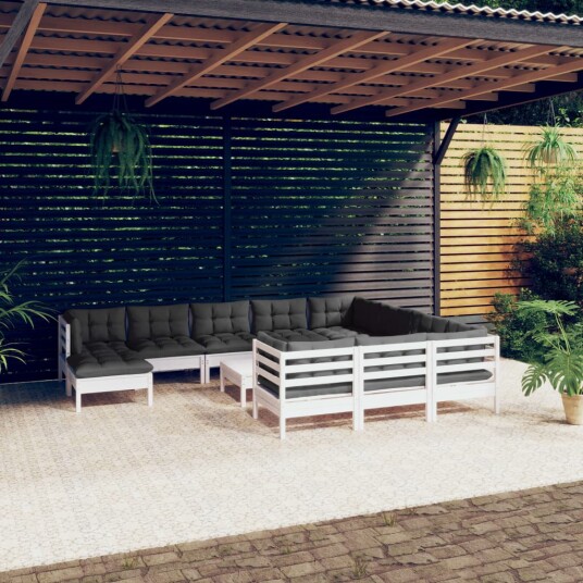  Hagesofagruppe med puter 12 deler heltre furu 3097050