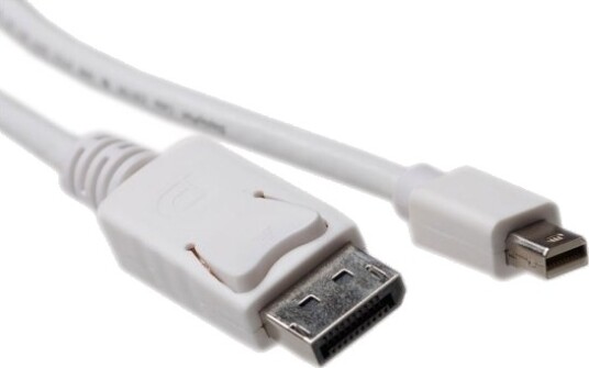 Act Ak3965 2 M Mini Displayport Til Displayport Hvit Displayport-Kabel Ak3965