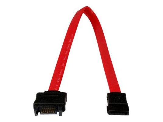 StarTech 0.3m SATA Extension Cable - 30cm 7 pin SATA Extension - 7 pin SATA Extension Cable - 7 pin SATA Extension cord - SATA-forlengelseskabel - 30
