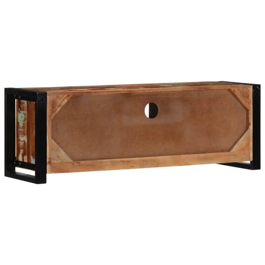  TV-benk 100x30x35 cm gjenvunnet heltre 8721158339676