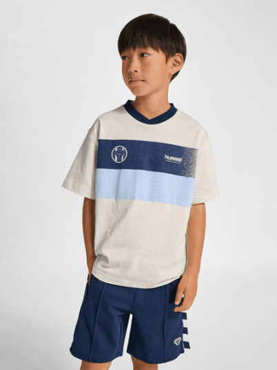 Hummel Hmljr Loose Change T Shirt Ss White 110/116