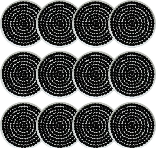 Siirtolapuutarha Sidetallerken 20 cm 12 pk