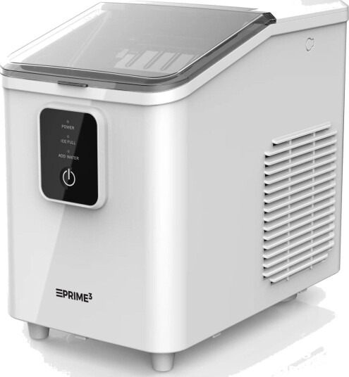 Prime3 SIM31 Isbitmaskin - 0,9L, 120W, 12 kg/24t - Sølv