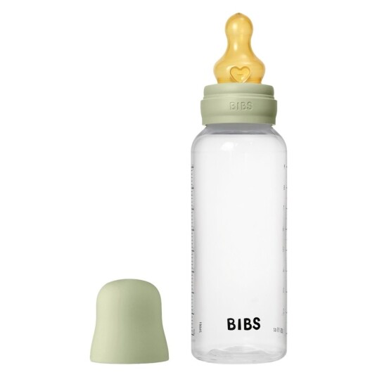 BIBS 270ml Tåteflaske Medium Flow Sage - Slitesterk og Stilren