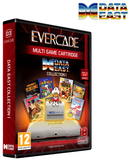 Evercade Data East Spillkolleksjon til Evercade konsoll Collection 1 Evercade Data East Spillkolleksjon til Evercade konsoll Collection 1
