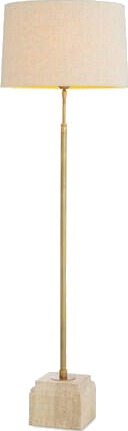 Rialta gulvlampe messing