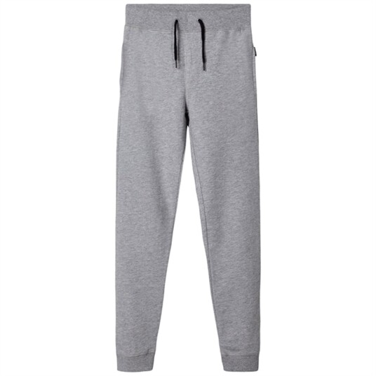Name It Joggebukse Barn 104 I Grey Melange - Mykt Sweatmateriale