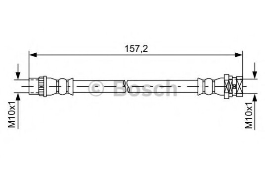 Bremseslange BOSCH 1 987 481 624
