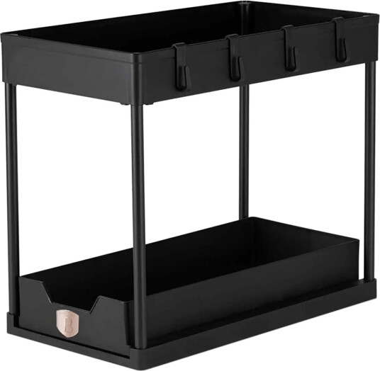 Berlingerhaus Kitchen Organizer Black   Black   40X22X33.5CM