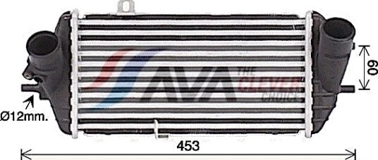 AVA COOLING SYSTEMS HY4468 Intercooler