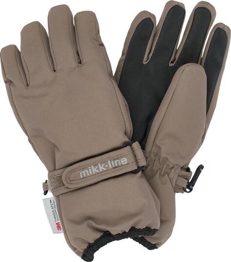 Mikk line Polyester Gloves Brown 134/140