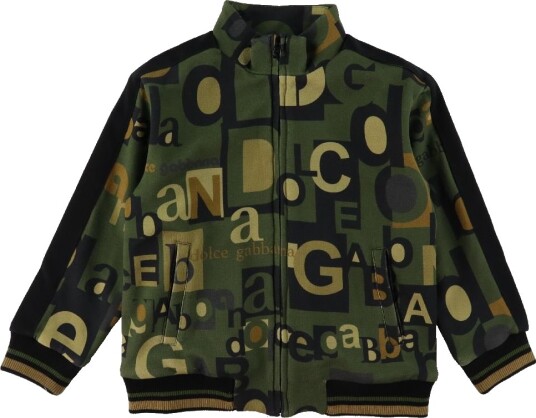 Dolce & Gabbana Cardigan Gjenfødt til å leve Armygrønn m. Tr Dolce & Gabbana 5 år 110 Cardigan