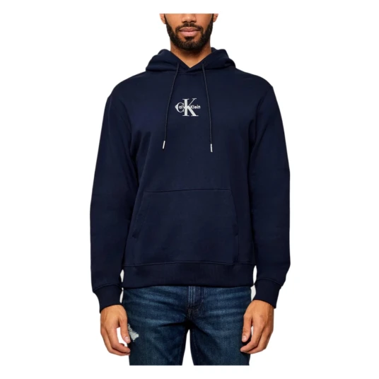 Calvin Klein Jeans Ls Eu 350Terry Micro Monologo Ho - Navy - L