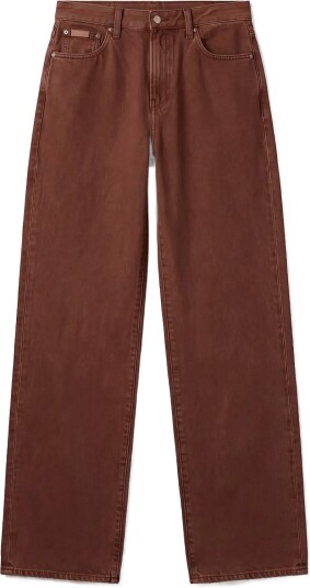 Calvin Klein Jeans The Wide Leg Faded Clay Brown 30 x 33