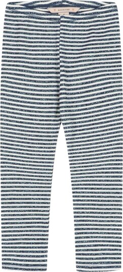 Konges Sløjd Bukser Rolo Stripe Formørkelse m. Glitter Konges Sløjd 1 år (80) Bukser bomull Hvit Marineblå