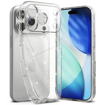 Ringke iPhone 17 Pro Air Glitter TPU deksel   Gjennomsiktig