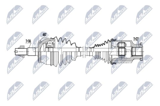Nty Drivaksel NTY NPW DW 065 Nty Drivaksel NTY NPW DW 065