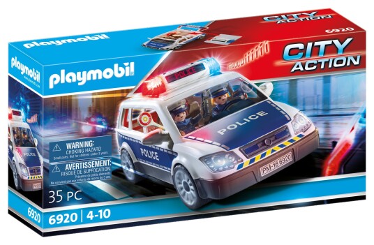 Playmobil City Action Patruljebil Med Lys Og Lyd 6920