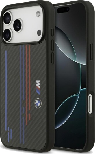 BMW M MagSafe Kevlar-etui for iPhone 17 Pro Max - Svart