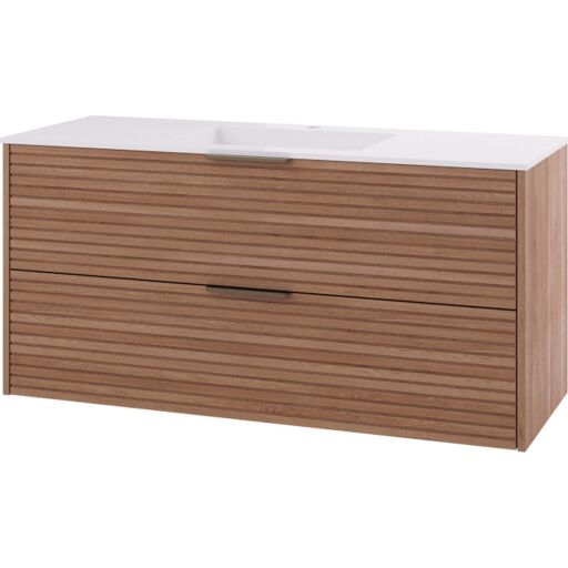 Linn Bad Silje Servantskap Eik / 120cm Senter Linn Bad Silje Servantskap Eik / 120cm Senter