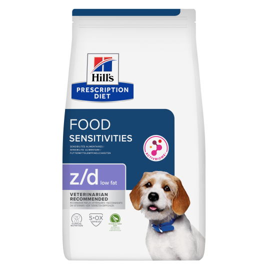 Hill's Prescription Diet Canine z/d Low Fat Hydrolysert Soy 10kg Hundefôr