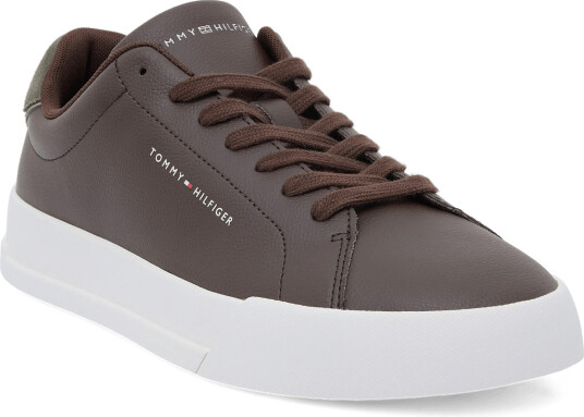 Tommy Hilfiger Th Court Lth Detail Ess   Brown   42
