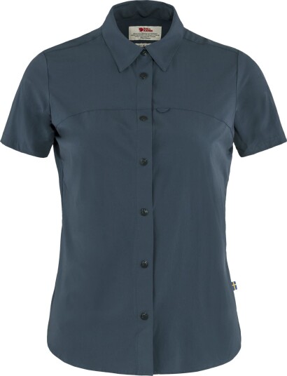 Fjellreven Women"s High Coast Lite Shirt Short Sleeve Navy XL