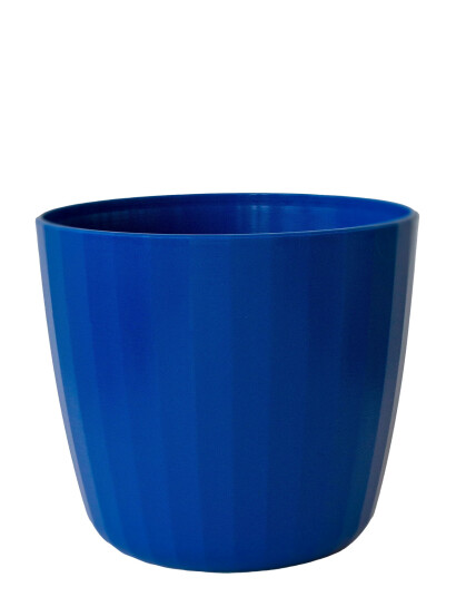 SMALLrevolution Berta - Flowerpot - Blue - Ø16.5X18.5CM SMALLrevolution Berta - Flowerpot - Blue - Ø16.5X18.5CM