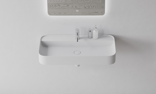 Copenhagen Bath Yuno WA 80 servant 800x410 mm, Hvit Matt Copenhagen Bath Yuno WA 80 servant 800x410 mm, Hvit Matt